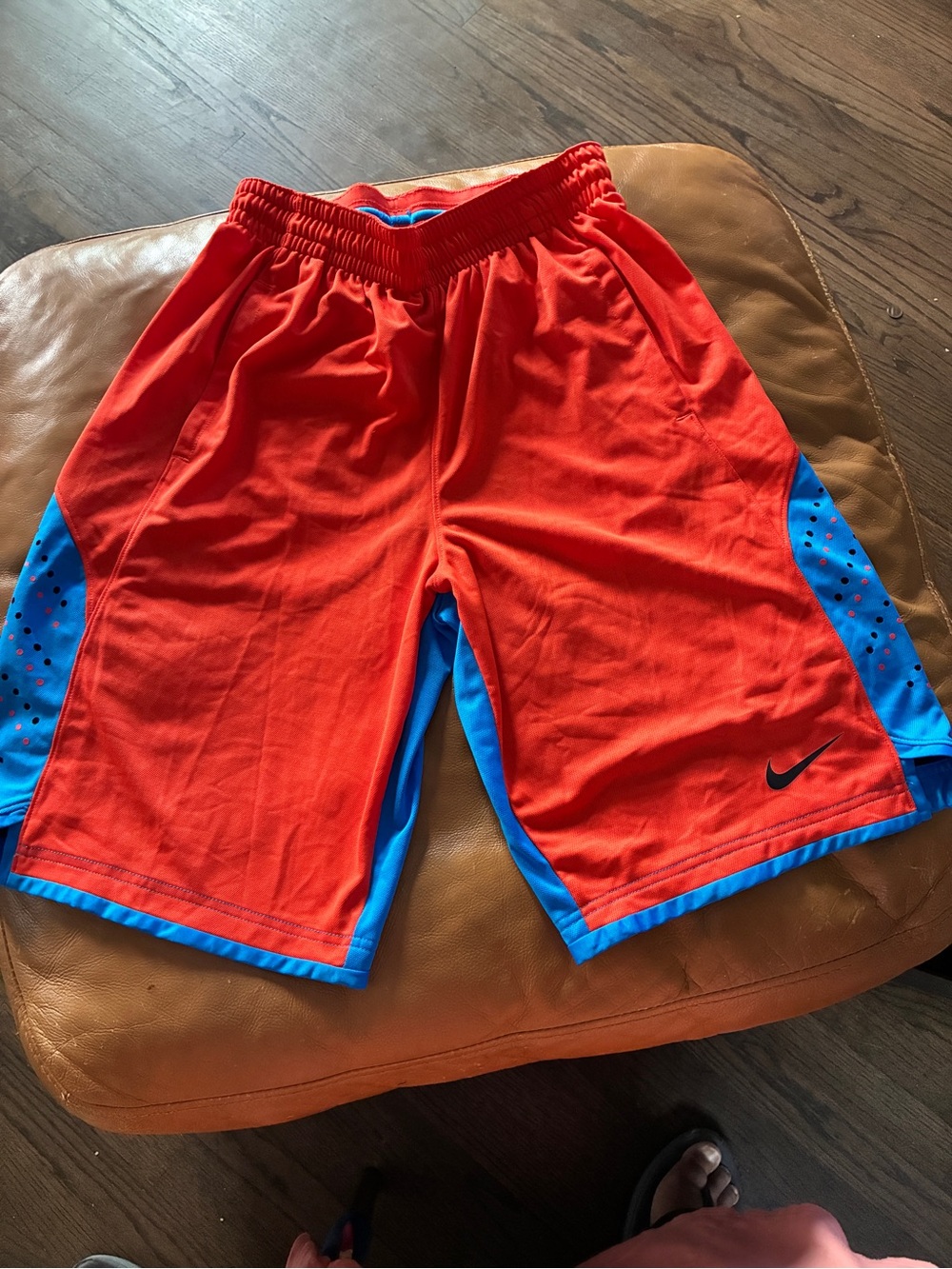 Blue & Orange Nike Athletic Men’s Shorts